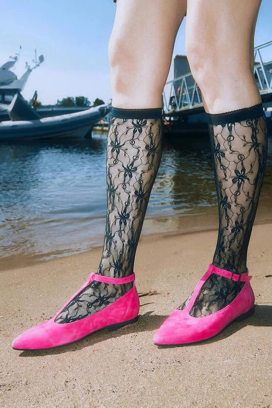 T-Strap Buckle Pointed Toe Flats