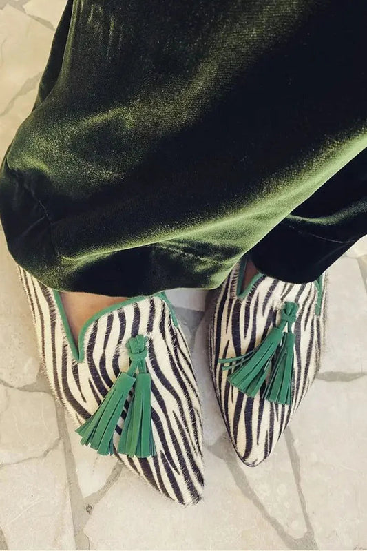 Pointy Toe Tassels Casual Flats