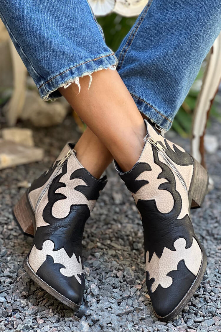 Desert Mirage Cutout Ankle Boots