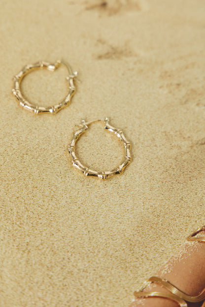 Intertwined Earrings Gold