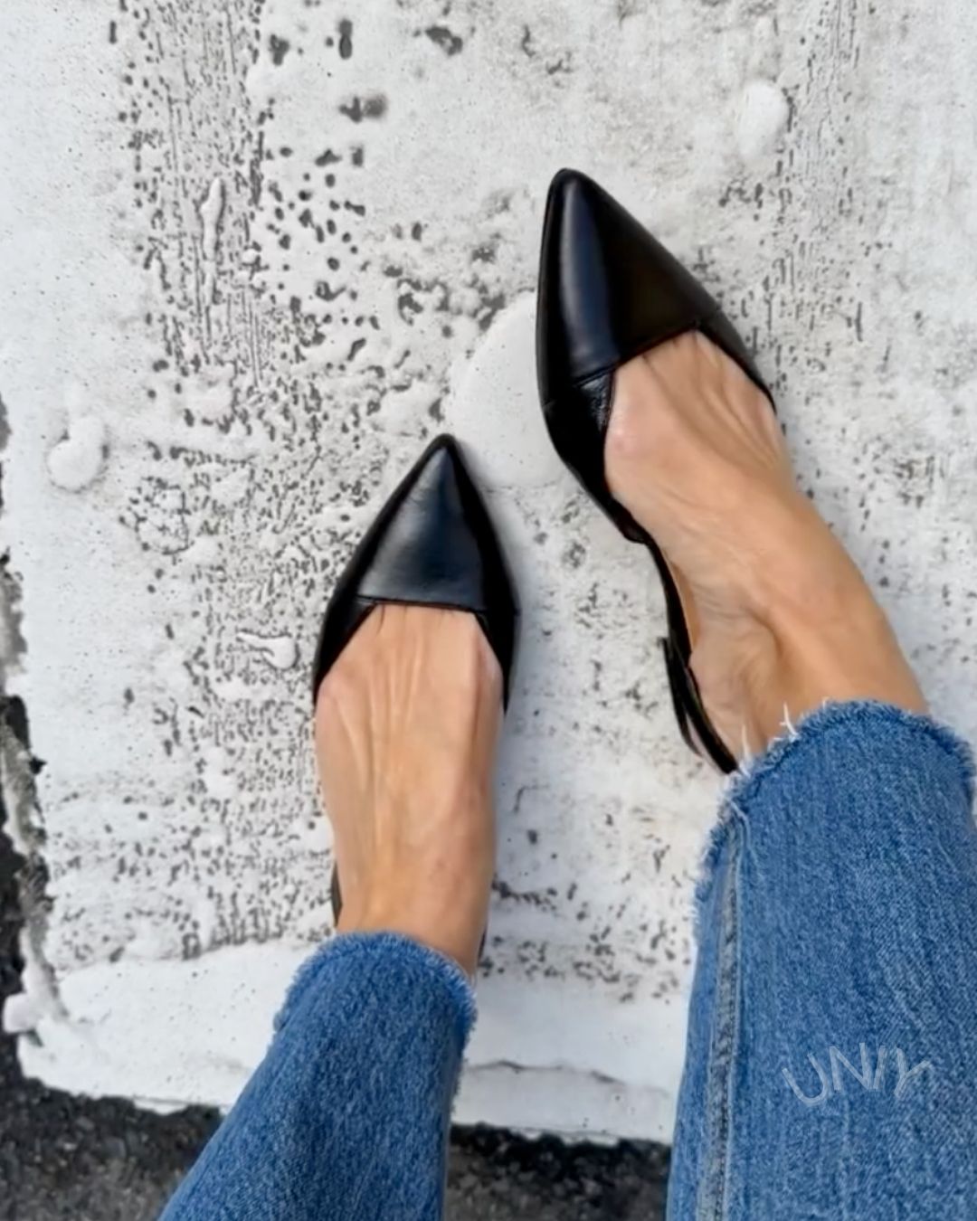 Pointed Toe Slingback Slip-On Flats [Pre Order]