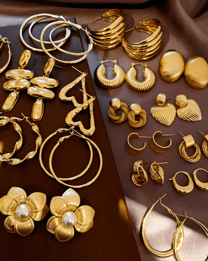 Free 18K Gold Plated Fashion Earrings