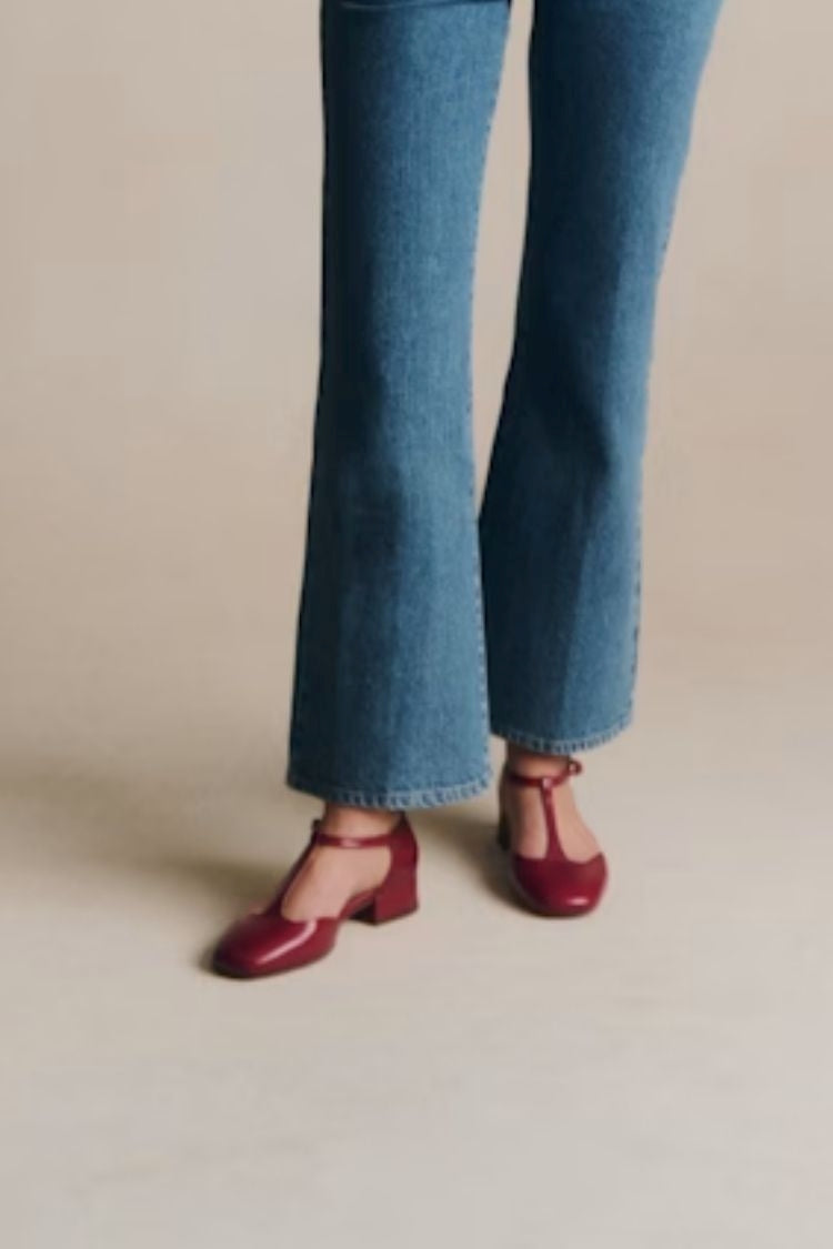 Retro T-Strap Square Toe Block Heels [Pre Order]