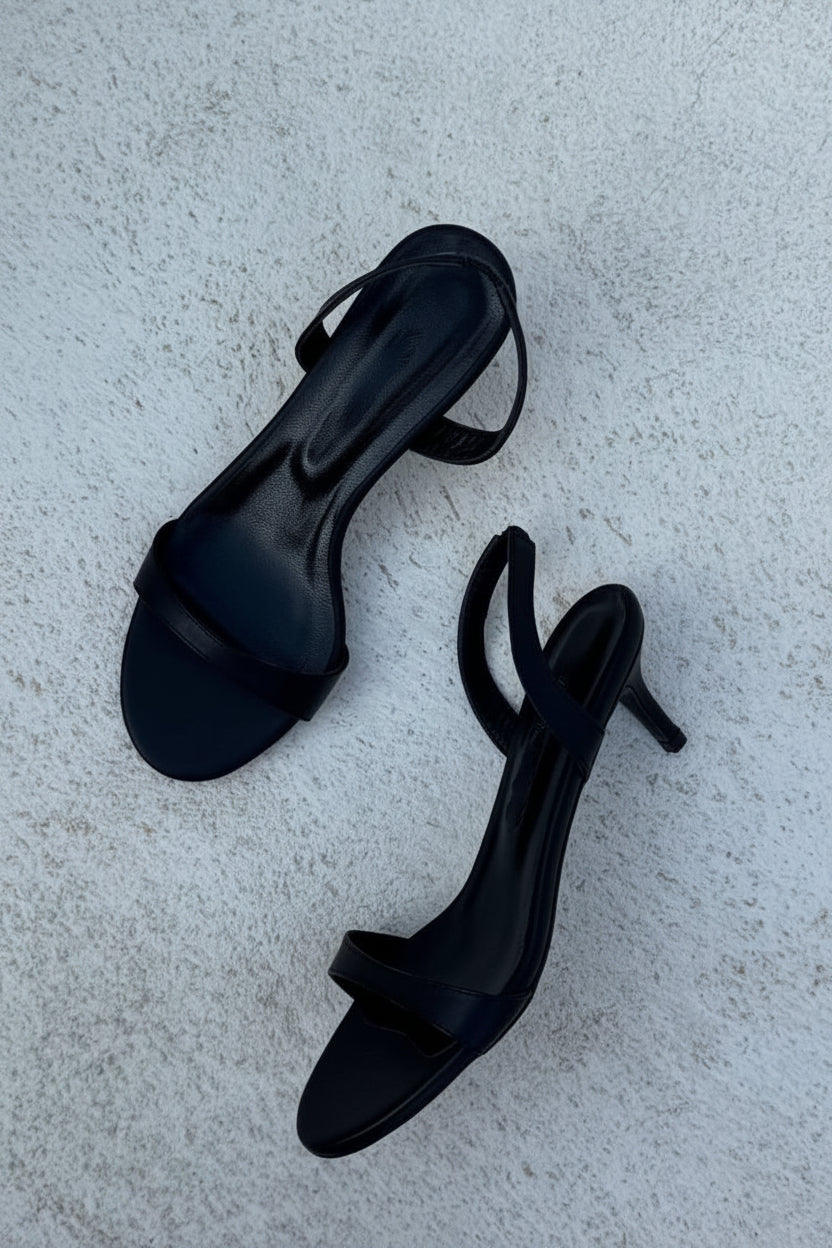 Stylish Solid Color Open Toe Stiletto Heel Sandals [Pre Order]