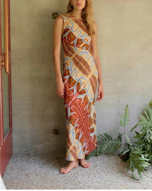 Bias Cut Maxi Dress