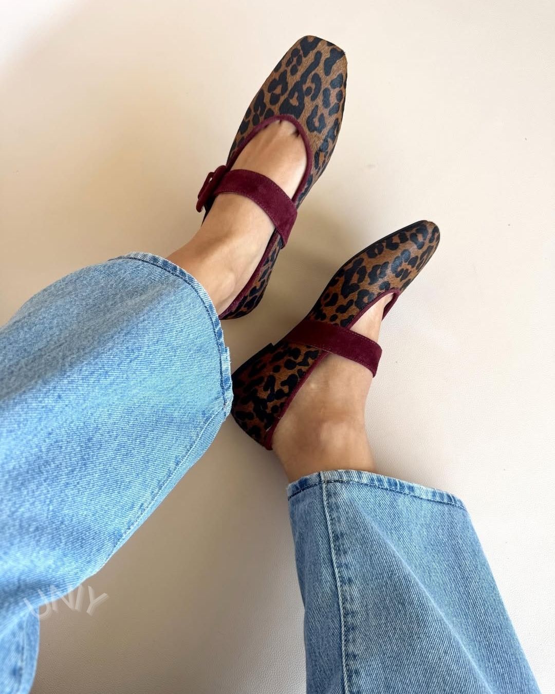 Leopard Print Mary Jane Spangenschuhe [Vorbestellung]