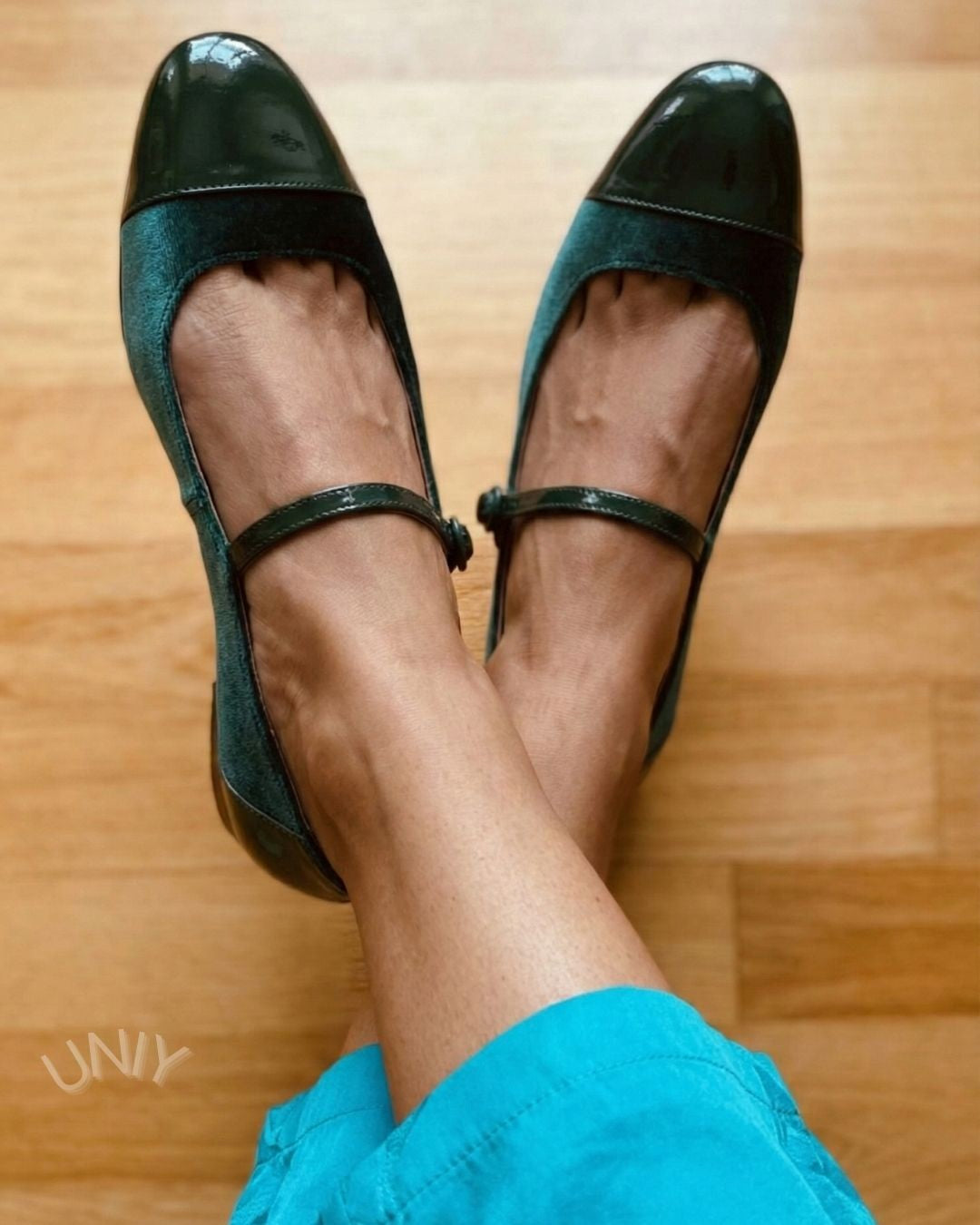 Velvet Mary Jane Flats [Pre Order]